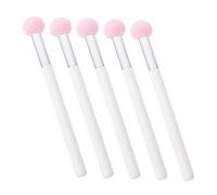 Healeved Esponjas Maquillaje Doble Uso 5 Piezas Pequeñas Cabezal Esponja Corrector Rosa Multitextura Para Cosmético Seco y Húmedo, Aplicador Maquillaje Profesional Para Uso Diario