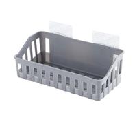 Healeved Estante de Baño Ventosa Fuerte, Organizador de Abs Negro para Sala y Baño, sin Taladro, Adecuado para Almacenamiento y Orden en Espacios Pequeños