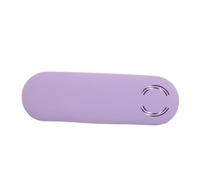 Healeved Estuche de Silicona Compacto para Brochas de Maquillaje, Bolsa de Viaje Resistente al Polvo, Organizador Portátil Morado de 23 X 7,6 Cm para Herramientas de Belleza
