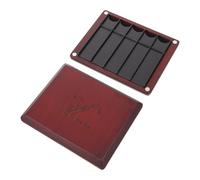 Healeved Estuche Ligero de Clarinete de y Madera Cañas Saxofón a para Resistente en Roja, Diseño Elegante Golpes, Capacidad para 10 Cañas, Adecuado para Clases de Música y Ensayos Casa