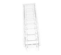 Healeved Estuche Organizador para Protectores De Cortapelos 10 Compartimentos, Caja De Almacenamiento para Máquinas De Cortar Cabello, Plástico Resistente para Barbería Profesional