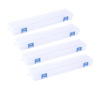 Healeved Estuche para Lápices de Acuarela de Plástico Práctico y Ligero, Organizador Pequeño para Estudiantes en DIY Art Painting, Pack de 4 Unidades