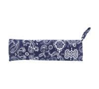 Healeved Estuches enrollables para lápices de Colores - Soporte para Pinceles con 6 Ranuras - Bolsa de Tela Estilo Boho con Cremallera - Organizador Enrollable portátil para Pinceles y Materiales de