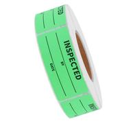 Healeved Etiquetas Adhesivas de Inventario 1 X 225 Pulgadas 500 Etiquetas por Rollo Pegatinas para Control de Calidad Manejo y Envío en Almacenes Gestión de Inventarios