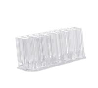 Healeved Expositor de Bolígrafos de Acrílico Ranuras Caja de Almacenamiento de Cosméticos Porta Brochas de Maquillaje para Organizar Delineador de Ojos y Labios Baño o Tocador