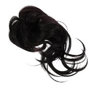 Healeved Extensiones De Cabello Clip Moño Despeinado 1 Unidad Tamaño Mediano Color Marrón Negro Postizo Sintético Para Mujer Uso Diario