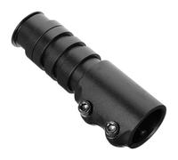 Healeved Extensor de Manillar para Bicicleta de Montaña y Carretera Elevador de Potencia de Aleación de Aluminio Negro Adaptador de Manillar Compatible Mejora la Comodidad Ciclismo