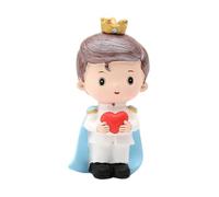 Healeved Figura de Príncipe Encantador en Resina para Decoración de Pastel, Adorno para Tartas de Cumpleaños y Celebraciones Obsequios