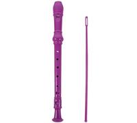 Healeved Flauta Dulce Soprano de 8 Agujeros en Abs Color Rosa con Varilla de Limpieza y Bolsa Negra para Adolescentes E Instrumentos Musicales para Principiantes