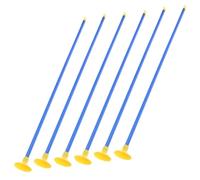 Healeved Flechas de Ventosa para 42 Cm 6 Piezas Plástico Resistente Colores Brillantes Juego Interior y Exterior Tiro Seguro y Divertido