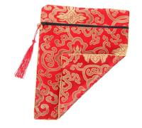 Healeved Funda De Seda Bordada Para Escrituras Budistas y Libros, Bolsa Pequeña 20x25 Cm, Almacenamiento Resistente y Portátil, Organizador Para Documentos y Textos Religiosos, Uso Diario Para Devotos