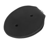 Healeved Funda para Credencial Ovalada de Piel Sintética Clip Circular para Cinturón y Cadena Porta Credencial para Tarjetas de Identificación Uso Corporativo y Escolar Accesorio