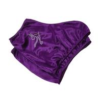 Healeved Fundas para Botas de Patines de Figura y Hockey, Material de Terciopelo Elástico, Resistente a Desgaste, Morado, Unisex, para Uso en Pista de Hielo