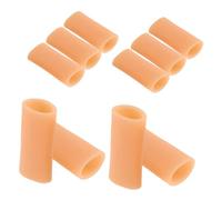 Healeved Fundas Para Dedos 5 De Fundas Protectoras De Silicona Antidesgaste Transpirables Para Escribir Pintura Trabajos Manuales Accesorio Versátil Uso Diario