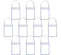 Healeved Fundas Porta Documentos Transparentes 10 Unidades Sobres Colgantes para Archivos Diseño Borrable Tamaño Mediano Material PET Resistente para Oficina y Organización Escolar