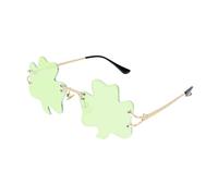 Healeved Gafas de Fiesta Saint Patrick's Day con Diseño sin Unisex Único Accesorio Divertido para Decoración y Foto Celebraciones Irlandesas