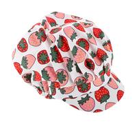 Healeved Gorro de Cocina Patrón Decorativo para Mujer de Algodón Transpirable Talla 50-68cm Ligero y Multiusos para Restaurantes y Procesamiento de Alimentos