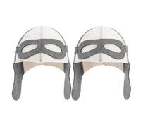 Healeved Gorro de Sauna de Fieltro de Lana Grueso 2 Unidades Sombrero Ruso para Baño y Spa Gorro Absorbente para Cabello y Cuero Cabelludo Accesorio Unisex para Cuidado Personal en