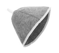 Healeved Gorro de Sauna de Fieltro Grueso y Ligero Absorbente de Agua Transpirable y Portátil Protección Térmica para Mujeres Razonable y Cómodo para Uso Diario
