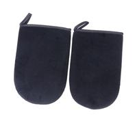 Healeved Guantes Autobronceadores 2 Unidades Tamaño Único Aplicador De Crema Autobronceadora Para Piel Cómoda Rayas Uso Corporal y Facial Color Negro