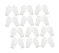 Healeved Guantes de Algodón Blancos para Hidratar las Manos Secas, 12 Pares, Suaves y Flexibles para Trabajar y Uso Diario