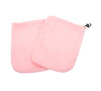 Healeved Guantes Hidratantes De Algodón Para Manos Con Banda Elástica De Parafina Cómodos y Térmicos Para Cuidado y Terapia Spa Color Rosa