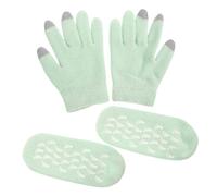 Healeved Guantes Hidratantes De Gel y Calcetines Para Pies Secos y Agrietados, Talla Única, Retención De Humedad Para Cuidado De Manos y Pies, Mujer, Uso Nocturno, Lavables y Reutilizables