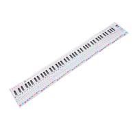 Healeved Guía Práctica de Teclado de Piano Portátil 88 Teclas Tarjeta de Práctica Gráfico de Pentagrama y Notas Papel Comparativo para Principiantes Ayuda Didáctica para Aprender Piano