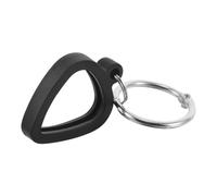 Healeved Guitar Pick Holder Keychain Portable Silicone Pick Storage Case with Non-Slip Base and Keyring For Musicians Triangle Shape Organizer For Acoustic and Electric Guitars