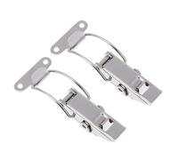 Healeved Hebilla de Cierre Autolock de Acero Inoxidable 2 Piezas Cerrojo de Palanca para Gabinete Orificio Lateral Accesorio Resistente para Cajas y Puertas Mecánicas