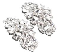 Healeved Hebillas de Zapatos con Desmontables para Boda Clips Decorativos Elegantes para Tacones y Flats Accesorios Versátiles para Adornos Fiestas y de