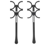 Healeved Herramienta Ajustable para Volteo de Optometría Accesorio Óptico de 2 Piezas para Prueba Visual Aleta para Gafas Uso Profesional Examen Visual