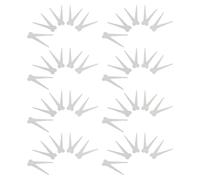 Healeved Herramienta Magnética para Uñas Efecto Francés 50 Piezas Placa de Hierro y Cilindro Imán para Arte de Uñas Ojo de Gato, Tamaño Pequeño, Uso Profesional y Bricolaje en Casa