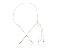 Healeved Horquilla Cabello Vintage Doble Cadena para Mujeres y Niñas Accesorio de Elegante para Fiestas y Bodas 1