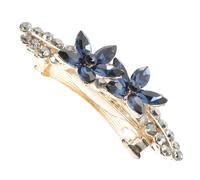 Healeved Horquilla De Flor Rhinestones Para Mujeres Accesorio De Pelo Elegante Para Prom y Bodas Clip Resistente Para Peinados De y Verano