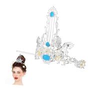 Healeved Horquilla De Grúa Estilo Antiguo De Pelo Cabello Joyería Cabeza Para Ceremonias o Eventos Tradicionales