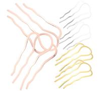 Healeved Horquillas de Metal Onduladas Cabello 6 Piezas, Peines Laterales para Mujeres, Accesorio Simple y Chic para Peinados sin Daño