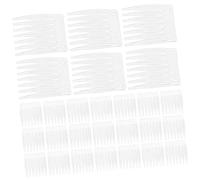 Healeved Horquillas De Plástico Para Pelucas y Gorras, 100 Unidades, Tamaño Mediano, Color Blanco, Accesorio Funcional Para Sujeción Segura, Apto Para Uso En Peluquería y Cuidado Personal