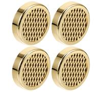 Healeved Humidificador de de 4 piezas: humidificador de de metal con sistema de humedad para conservación, caja humectante redonda, portátil para uso doméstico y exterior.