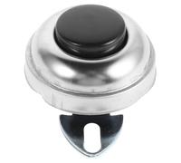 Healeved Interruptor de Bocina para Coche y Tractor, Botón Metálico Pequeño Resistente, Compatible Vehículos Agrícolas y Eléctricos, Botón Pulsador de Repuesto para Automóvil