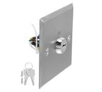Healeved Interruptor para Control de Acceso Botón de Liberación de Acero Inoxidable de Llave en Entornos Industriales y Comerciales para Puerta de Emergencia