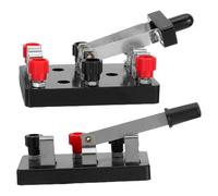 Healeved Interruptores de Cuchilla para Experimentos de Física Kit Eléctrico Interruptor Unipolar y Bipolar de Doble Tiro Accesorios para Laboratorio Educativo Equipo de Circuito