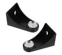 Healeved Jabonera Magnética De Pared 2 Piezas Negro Práctica Para Ducha Succión Creativa Antióxido Uso Baño Cocina Trastero