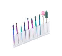 Healeved Juego de 10 Brocas Cabezal para Pulir Uñas para Manicura y Pedicura para Salón Personal