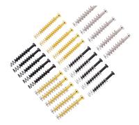 Healeved Juego de 25 Tornillos de Ajuste de Altura para Pastillas de Doble Bobina de Hierro con Resortes para Guitarra Eléctrica, Solución para Problemas de Palanca Floja Color Aleatorio