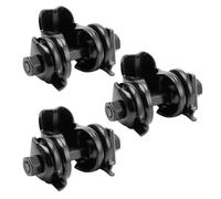 Healeved Juego de 3 Abrazaderas Ajustables para Sillín de Bicicleta de Montaña Abrazadera de Aluminio Reforzado para Tubo de Sillín Liberación Rápida Compatible Raíles Estándar para