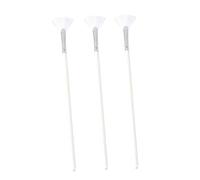 Healeved Juego de 3 Pinceles para con Mango en Forma de Abanico Aplicador de Facial para Una Cobertura Suave