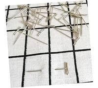 Healeved Juego de 50 Horquillas Metálicas para Pelucas de 51 Mm Accesorios Inoxidable T Pin para Sastres Manualidades y Exhibiciones para Tejer y Bloquear Pelucas