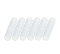 Healeved Juego de 6 Barras de Agitación Magnéticas de Ptfe Agitadores Magnéticos Cilíndricos 7X30 MM Varillas de Mezcla para Laboratorio Herramienta Resistente y Segura para Agitar