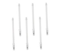 Healeved Juego de 6 Lápices Eternos Blancos sin Tinta Lápices de Larga Duración para Dibujo y Oficina Resistentes Rotura sin Necesidad de Afilar Ideales para Estudiantes y Artistas